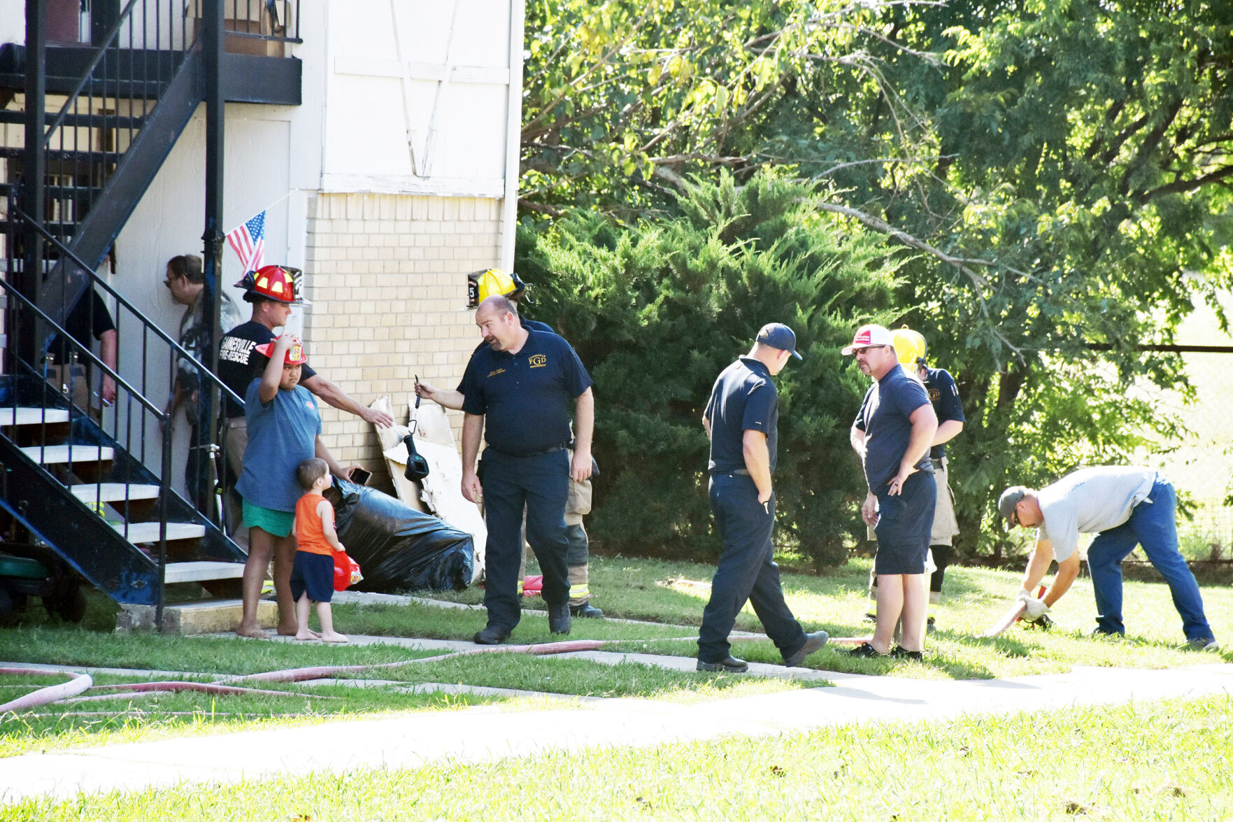 Photo: GF-R responds to apartment fire